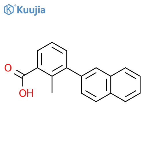 2-Methyl-3-(naphthalen-2-YL)benzoic acid structure