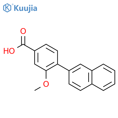 3-Methoxy-4-(naphthalen-2-YL)benzoic acid structure