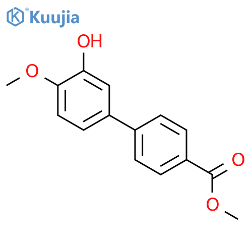 5-(4-Methoxycarbonylphenyl)-2-methoxyphenol structure