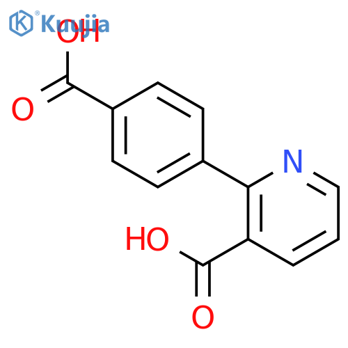 2-(4-Carboxyphenyl)nicotinic acid structure