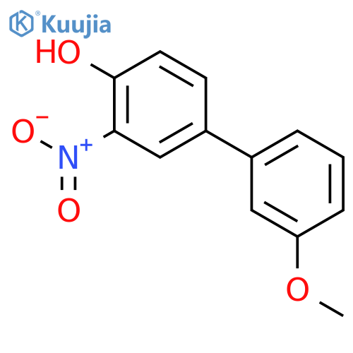 4-(3-Methoxyphenyl)-2-nitrophenol structure