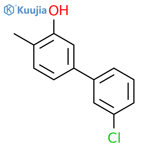 5-(3-Chlorophenyl)-2-methylphenol structure