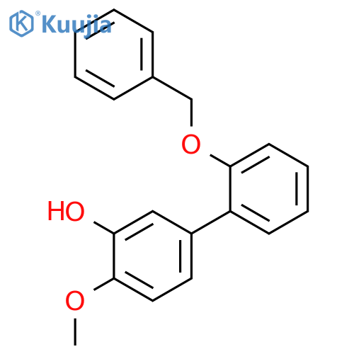 5-(2-Benzyloxyphenyl)-2-methoxyphenol structure