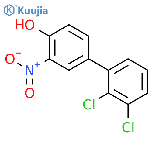 4-(2,3-Dichlorophenyl)-2-nitrophenol structure