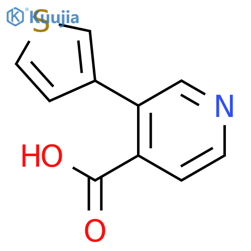 3-(Thiophen-3-YL)isonicotinic acid structure