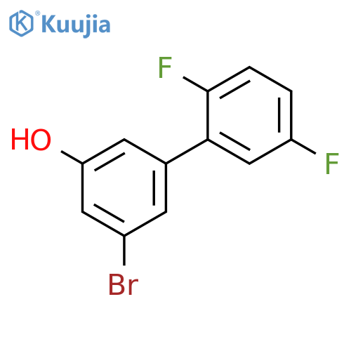 3-Bromo-5-(2,5-difluorophenyl)phenol structure