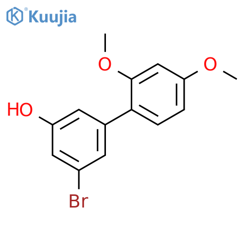 3-Bromo-5-(2,4-dimethoxyphenyl)phenol structure