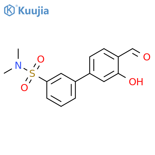5-(3-N,N-Dimethylsulfamoylphenyl)-2-formylphenol structure