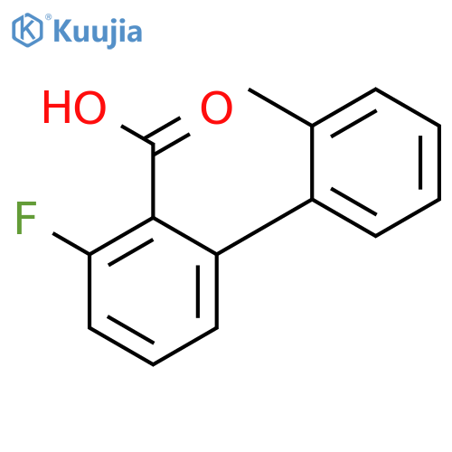 6-Fluoro-2-(2-methylphenyl)benzoic acid structure