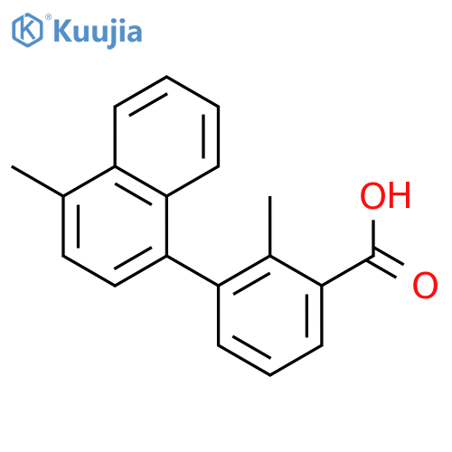 2-Methyl-3-(naphthalen-1-yl)benzoic acid structure