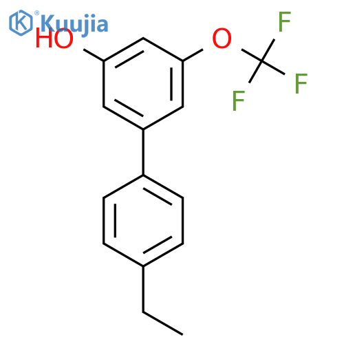 5-(4-Ethylphenyl)-3-trifluoromethoxyphenol structure