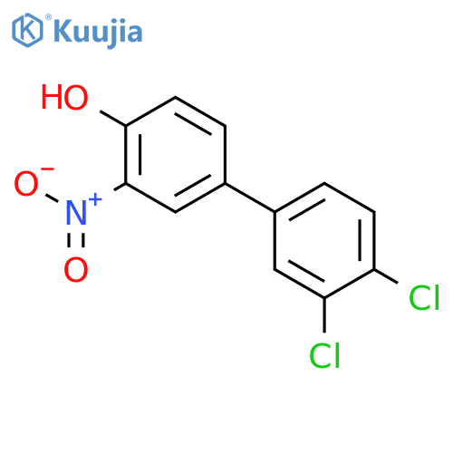 4-(3,4-Dichlorophenyl)-2-nitrophenol structure