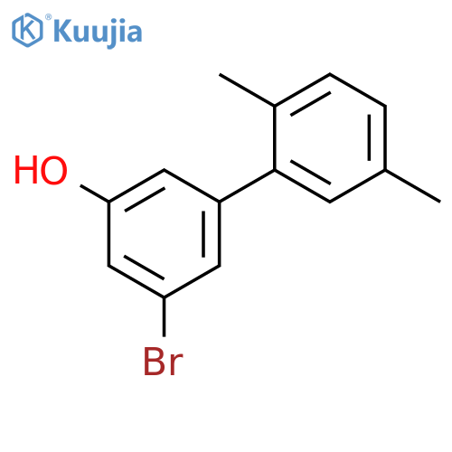 3-Bromo-5-(2,5-dimethylphenyl)phenol structure