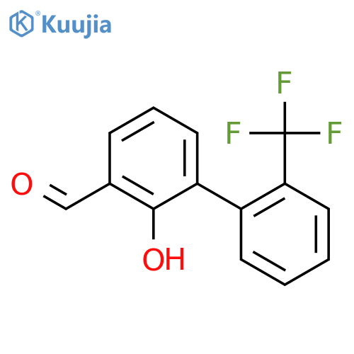 2-Formyl-6-(2-trifluoromethylphenyl)phenol structure