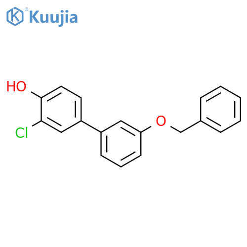 4-(3-Benzyloxyphenyl)-2-chlorophenol structure