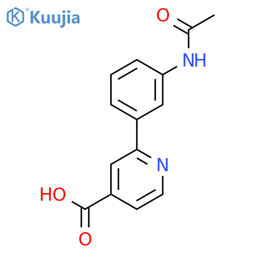 2-(3-Acetylaminophenyl)isonicotinic acid structure