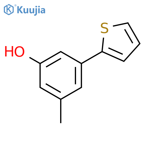 3-Methyl-5-(thiophen-2-yl)phenol structure