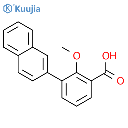 2-methoxy-3-naphthalen-2-ylbenzoic Acid structure
