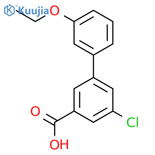 3-(3-Ethoxyphenyl)-5-chlorobenzoic acid structure