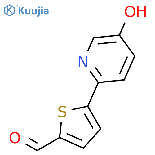 5-(5-Hydroxypyridin-2-yl)thiophene-2-carbaldehyde structure