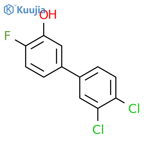 5-(3,4-Dichlorophenyl)-2-fluorophenol structure