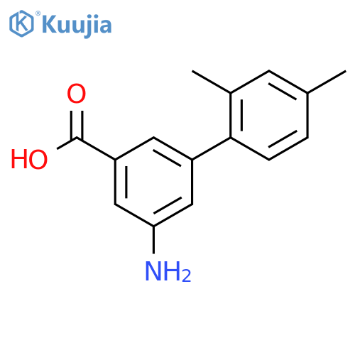 3-amino-5-(2,4-dimethylphenyl)benzoic Acid structure