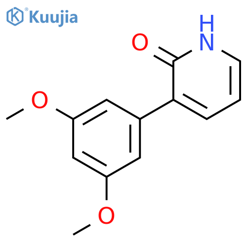 3-(3,5-Dimethoxyphenyl)pyridin-2(1H)-one structure
