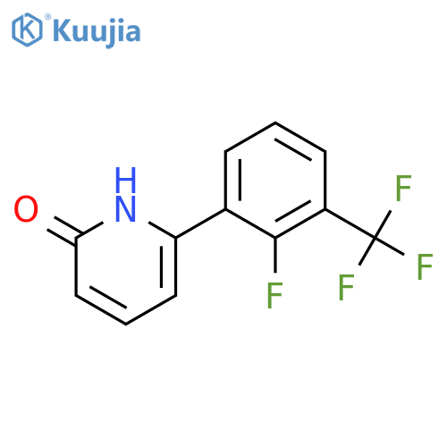 6-(2-Fluoro-3-trifluoromethylphenyl)-2-hydroxypyridine structure