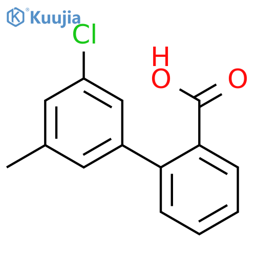 2-(3-Chloro-5-methylphenyl)benzoic acid structure