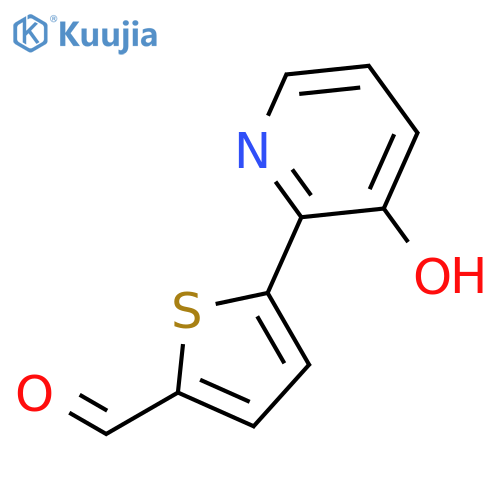 5-(3-Hydroxypyridin-2-yl)thiophene-2-carbaldehyde structure