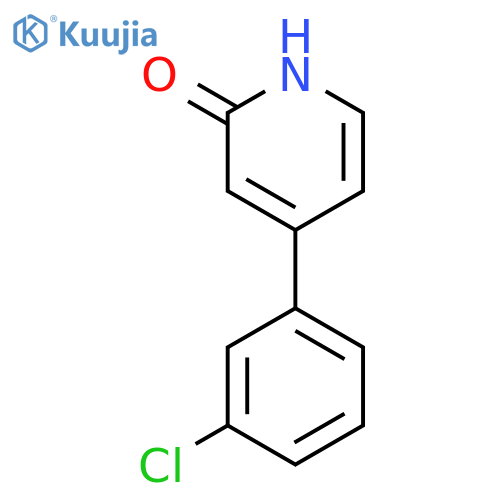 4-(3-Chlorophenyl)pyridin-2(1H)-one structure