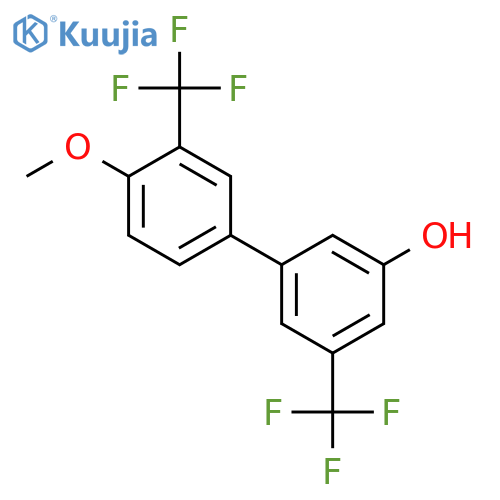 5-(4-Methoxy-3-trifluoromethylphenyl)-3-trifluoromethylphenol structure