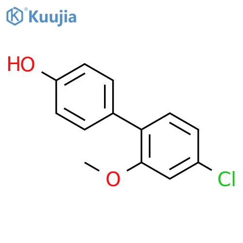 4-(4-Chloro-2-methoxyphenyl)phenol structure