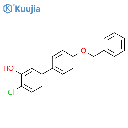 5-(4-Benzyloxyphenyl)-2-chlorophenol structure