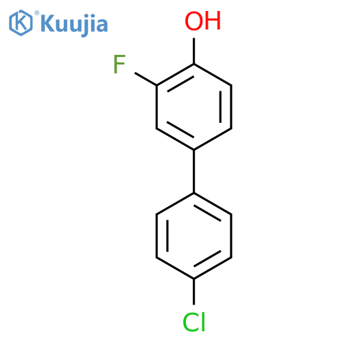 4-(4-Chlorophenyl)-2-fluorophenol structure