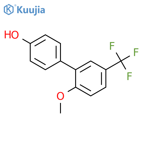 4-(2-Methoxy-5-trifluoromethylphenyl)phenol structure