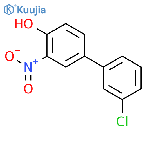 4-(3-Chlorophenyl)-2-nitrophenol structure