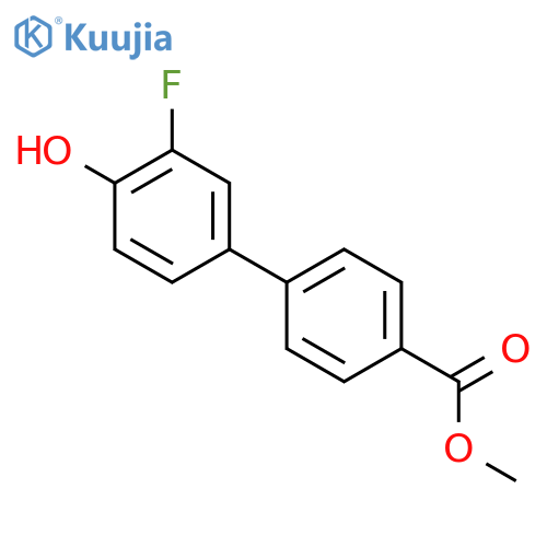 Methyl 4-(3-fluoro-4-hydroxyphenyl)benzoate structure