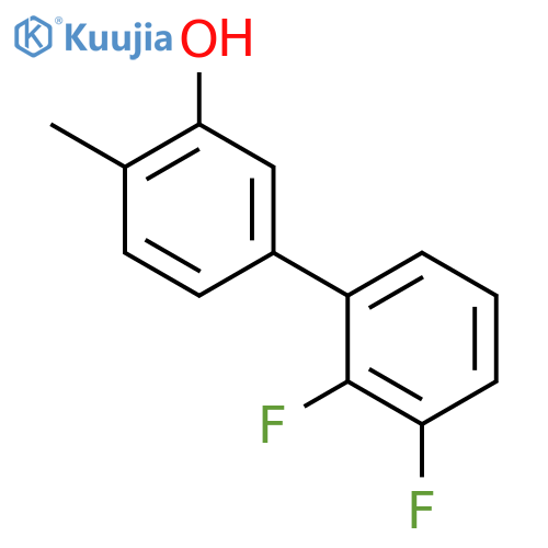 5-(2,3-Difluorophenyl)-2-methylphenol structure