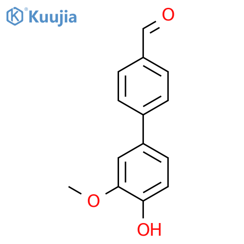 4-(4-Formylphenyl)-2-methoxyphenol structure