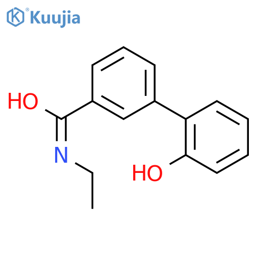 2-3-(N-Ethylaminocarbonyl)phenylphenol structure