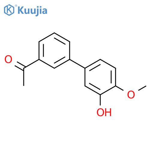 5-(3-Acetylphenyl)-2-methoxyphenol structure
