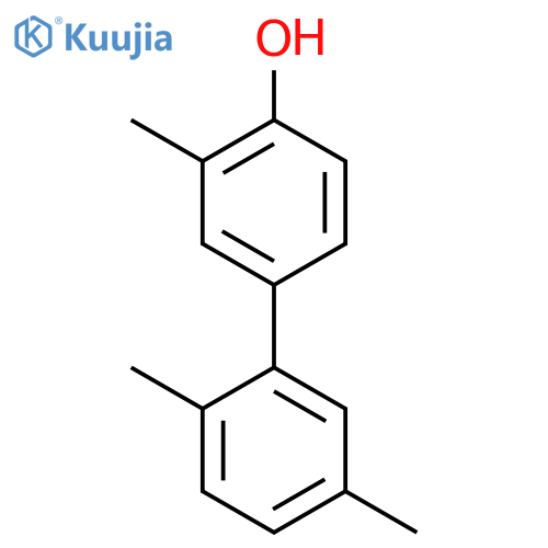 4-(2,5-Dimethylphenyl)-2-methylphenol structure