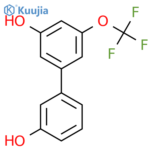 5-(3-Hydroxyphenyl)-3-trifluoromethoxyphenol structure