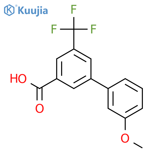 3-(3-Methoxyphenyl)-5-trifluoromethylbenzoic acid structure