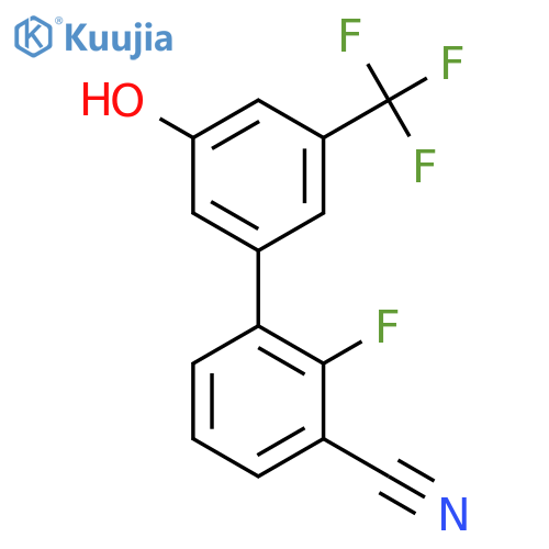 5-(3-Cyano-2-fluorophenyl)-3-trifluoromethylphenol structure