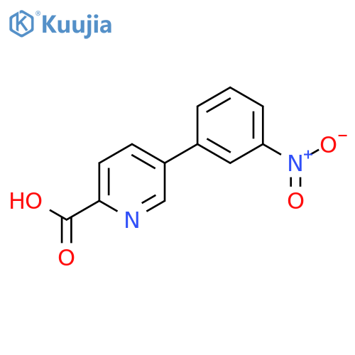 5-(3-Nitrophenyl)picolinic acid structure