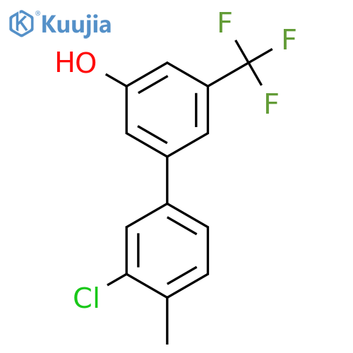 5-(3-Chloro-4-methylphenyl)-3-trifluoromethylphenol structure