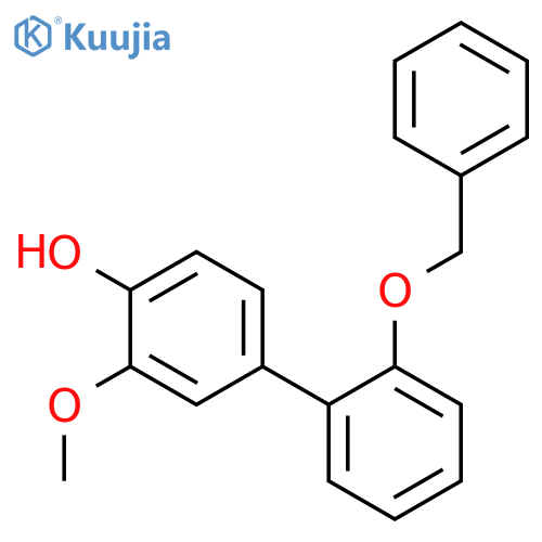 4-(2-Benzyloxyphenyl)-2-methoxyphenol structure