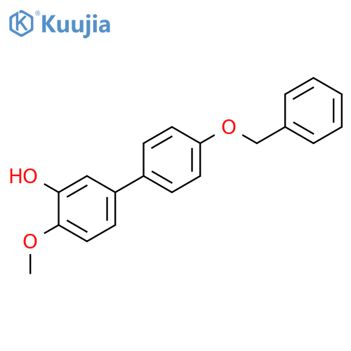 5-(4-Benzyloxyphenyl)-2-methoxyphenol structure